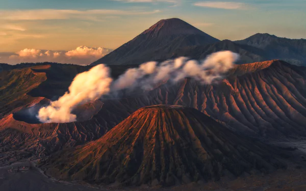 Indonesia mountain nature volcano Mount Bromo HD Desktop Wallpaper | Background Image