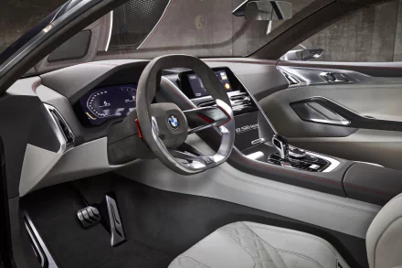 interior BMW car concept car BMW 8 Series vehicle BMW Concept 8 Series HD Desktop Wallpaper | Background Image