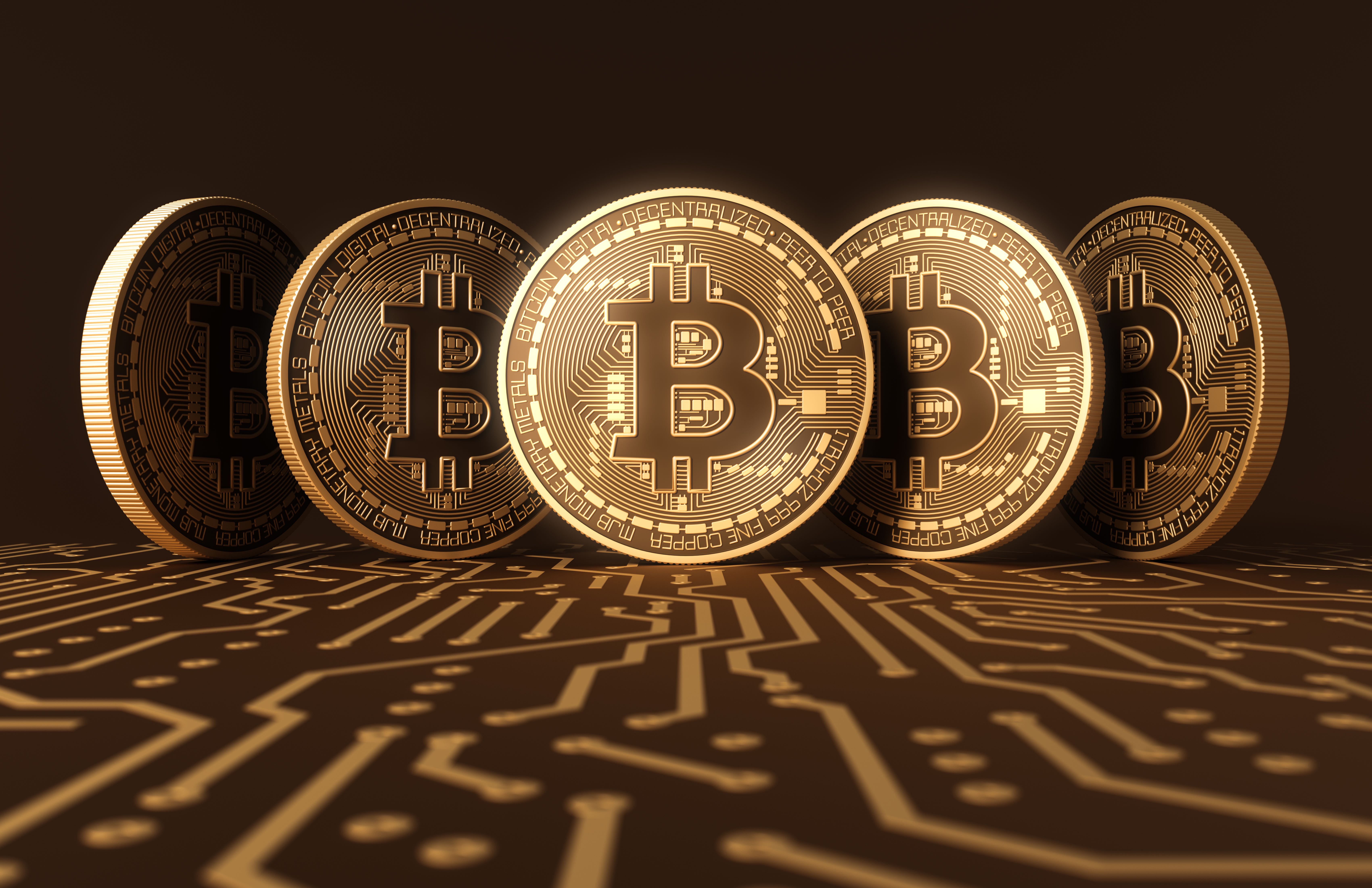 Download Cryptocurrency Coin Money Technology Bitcoin 4k Ultra HD Wallpaper