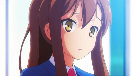 HD anime desktop wallpaper featuring Nanami Aoyama from Sakurasou no Pet na Kanojo with a soft, contemplative expression and detailed shading.