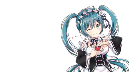 Hatsune Miku Anime Vocaloid HD Desktop Wallpaper | Background Image