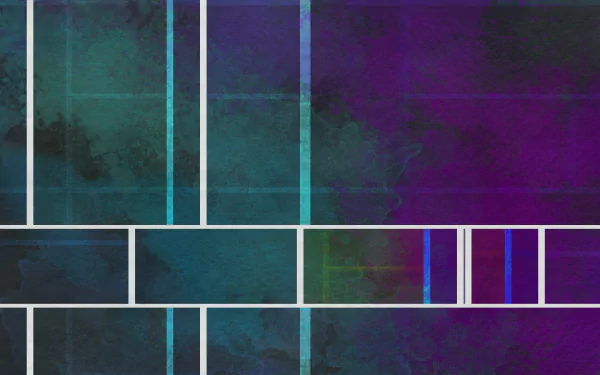  Aqua and Purple Digital art