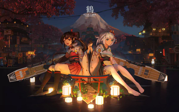 Shoukaku (Azur Lane) Zuikaku (Azur Lane) Anime Azur Lane HD Desktop Wallpaper | Background Image