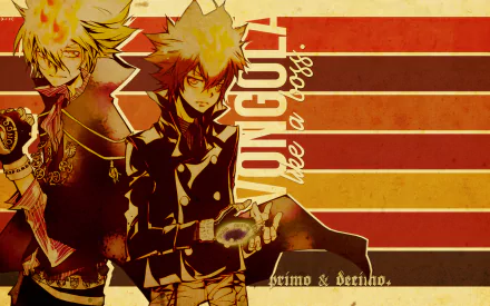Giotto (Katekyō Hitman Reborn!) Tsunayoshi Sawada Anime Katekyō Hitman Reborn! HD Desktop Wallpaper | Background Image