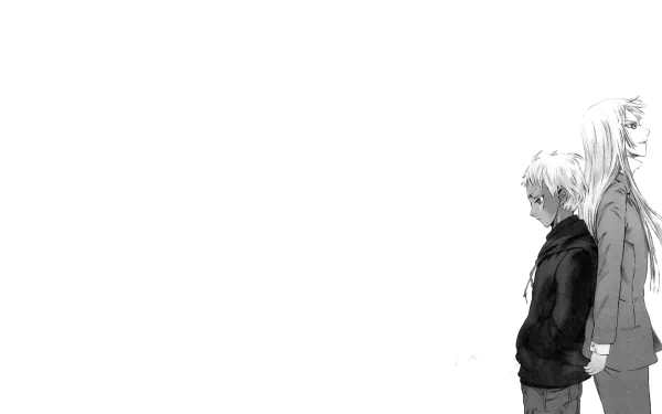 monochrome Anime Jormungand HD Desktop Wallpaper | Background Image
