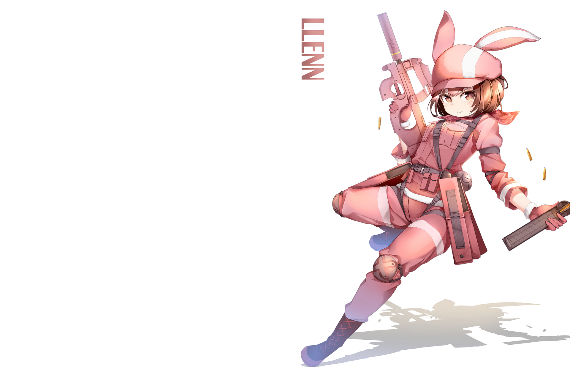 Download Karen Kohiruimaki LLENN (Sword Art Online) Anime Sword Art Online Alternative: Gun Gale Online HD Wallpaper by Kanine