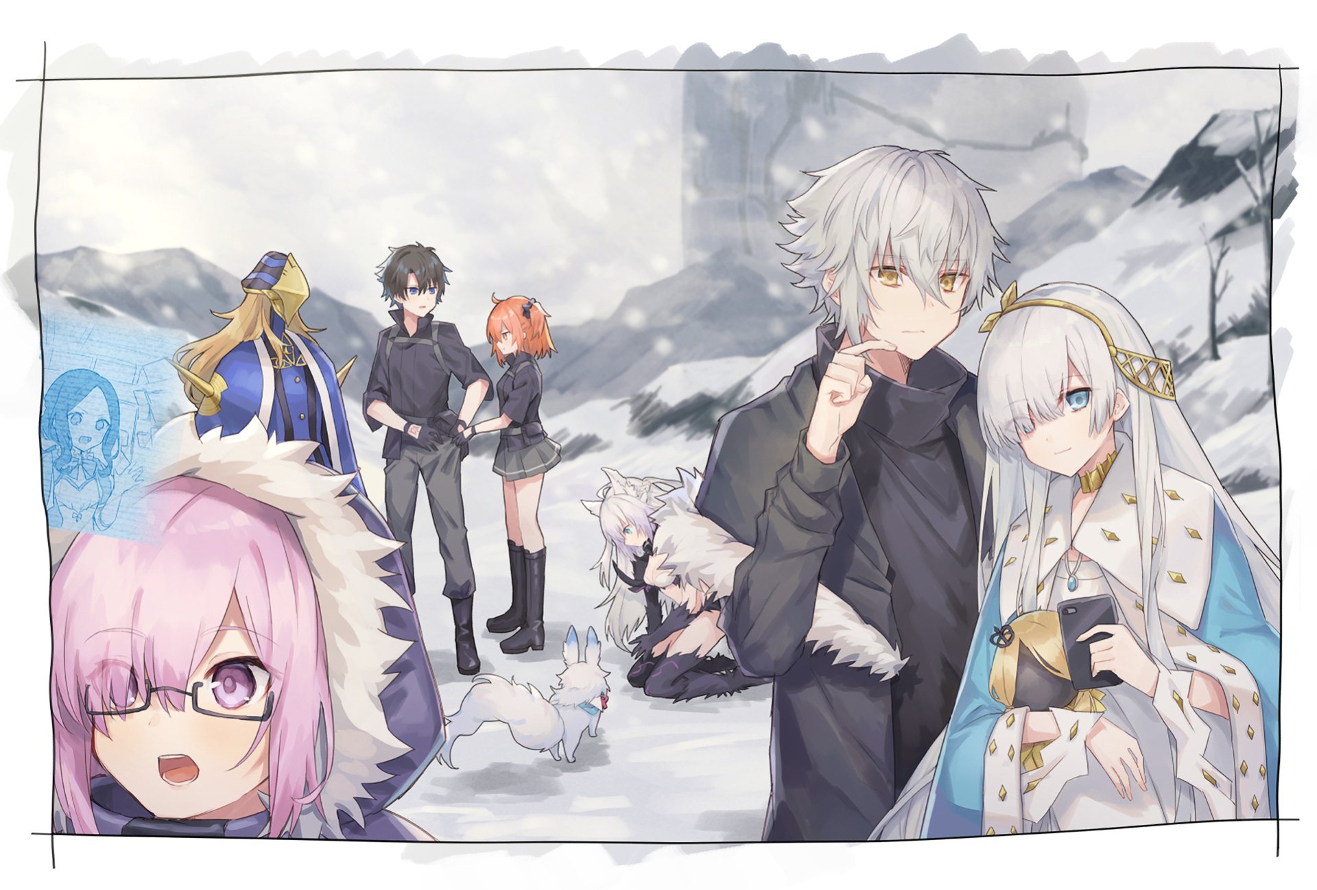 HD wallpaper: Fate Series, FGO, Fate/Grand Order, anime boys, fan