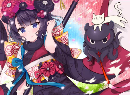 Katsushika Hokusai (Fate/Grand Order) Anime Fate/Grand Order HD Desktop Wallpaper | Background Image