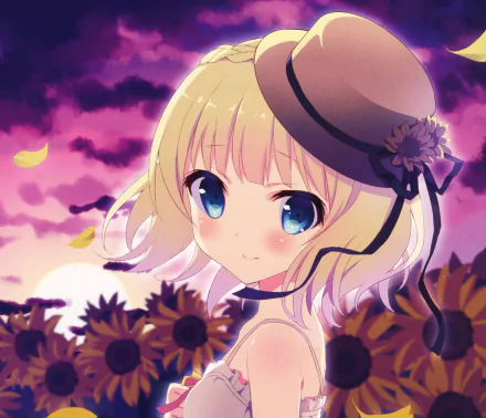 Sharo Kirima Anime Is the Order a Rabbit HD Desktop Wallpaper | Background Image