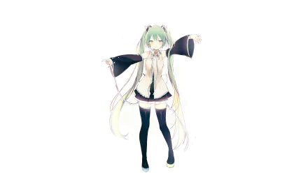 Hatsune Miku Anime Vocaloid HD Desktop Wallpaper | Background Image