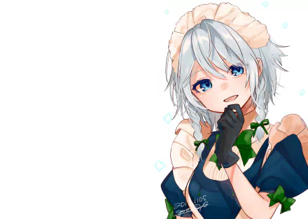 Sakuya Izayoi Anime Touhou HD Desktop Wallpaper | Background Image