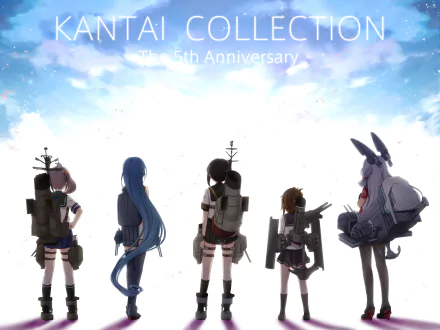 Sazanami (Kancolle) Samidare (Kancolle) Murakumo (Kancolle) Inazuma (Kancolle) Fubuki (Kancolle) Anime Kantai Collection HD Desktop Wallpaper | Background Image