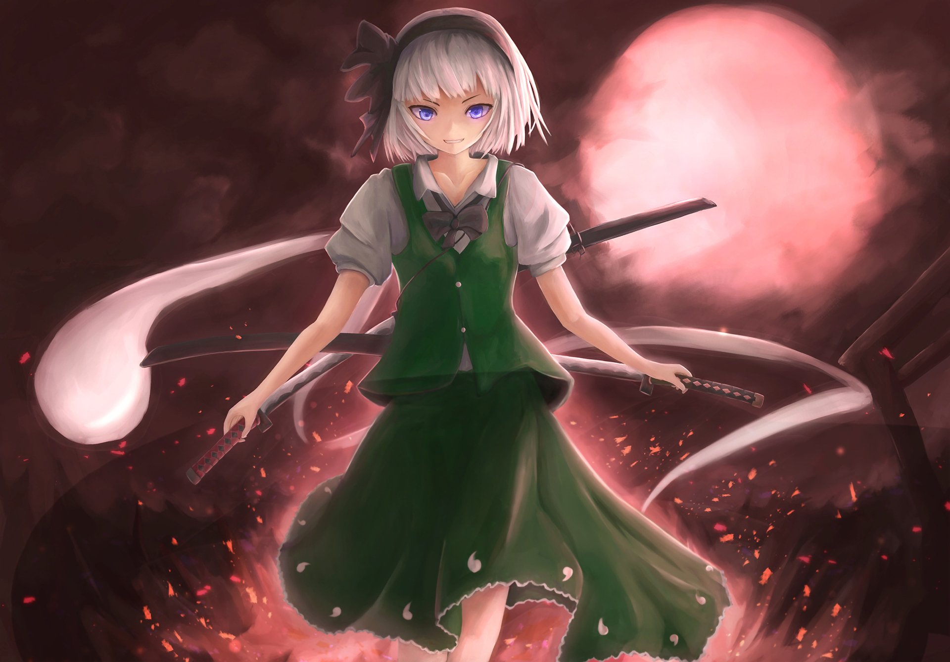 Download Youmu Konpaku Anime Touhou HD Wallpaper by ryara