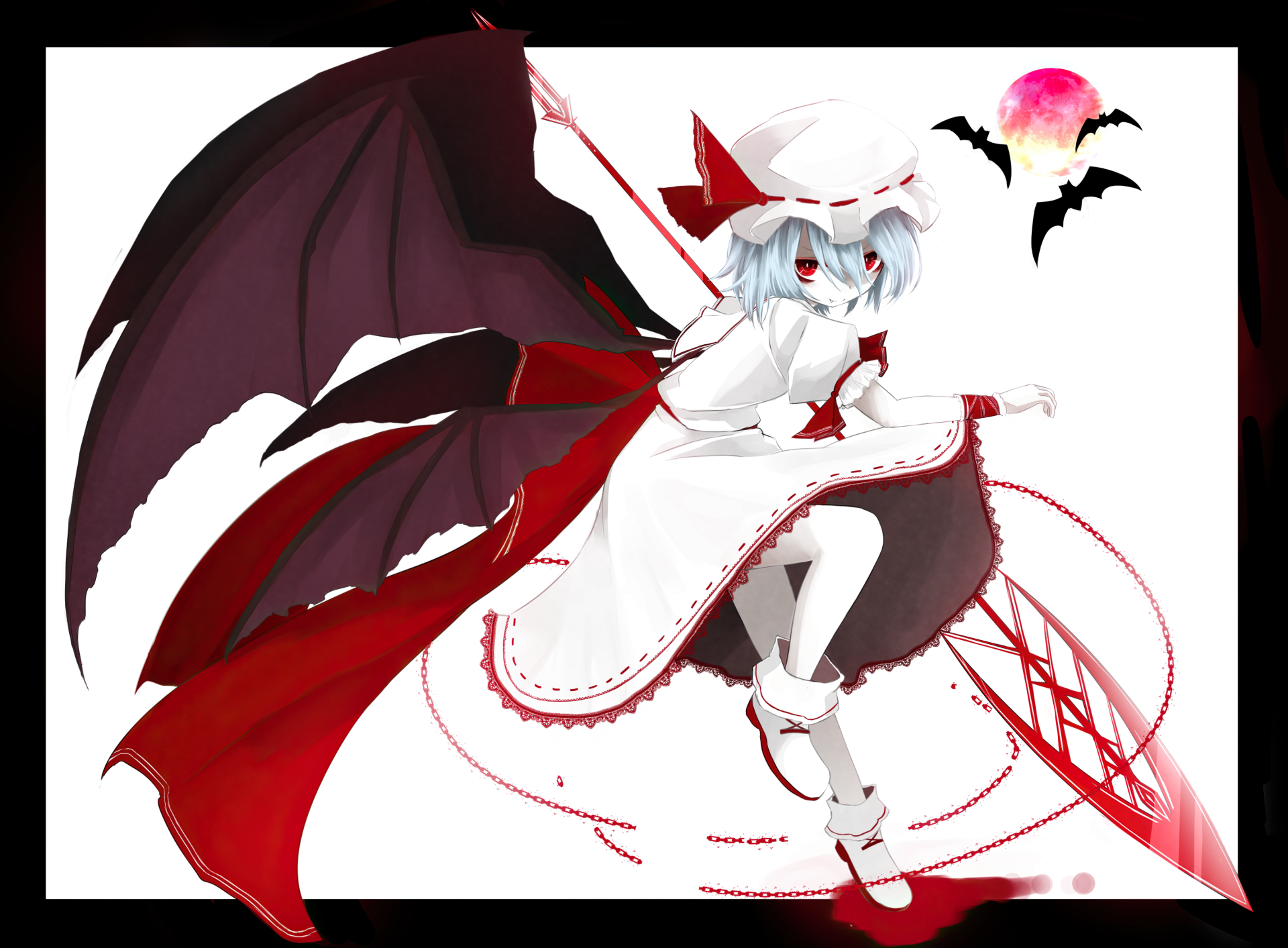 Download Remilia Scarlet Anime Touhou HD Wallpaper by あいぜっとなぎ
