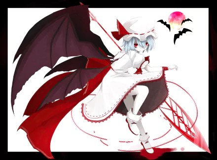 Remilia Scarlet Anime Touhou HD Desktop Wallpaper | Background Image