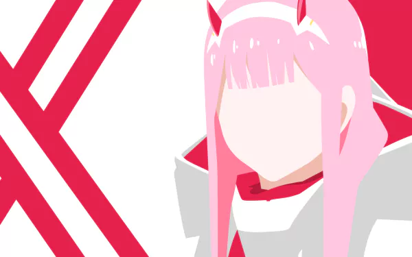  Zero Two - Darling in the franxx minimalist