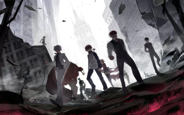 Zed O'Brien Zapp Renfro Steven A. Starphase Sonic Speed Monkey Leonardo Watch Klaus Von Reinherz K.K. (Blood Blockade Battlefront) Chain Sumeragi Anime Blood Blockade Battlefront HD Desktop Wallpaper | Background Image