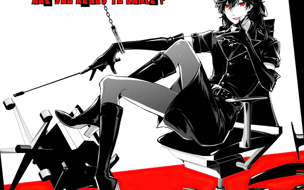 Akira Kurusu video game Persona 5 HD Desktop Wallpaper | Background Image
