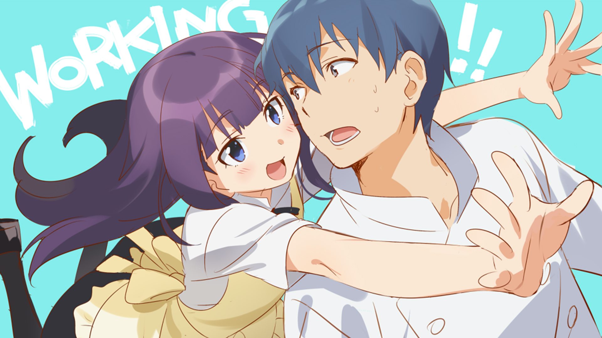 Anime Working!! HD Wallpaper | Background Image