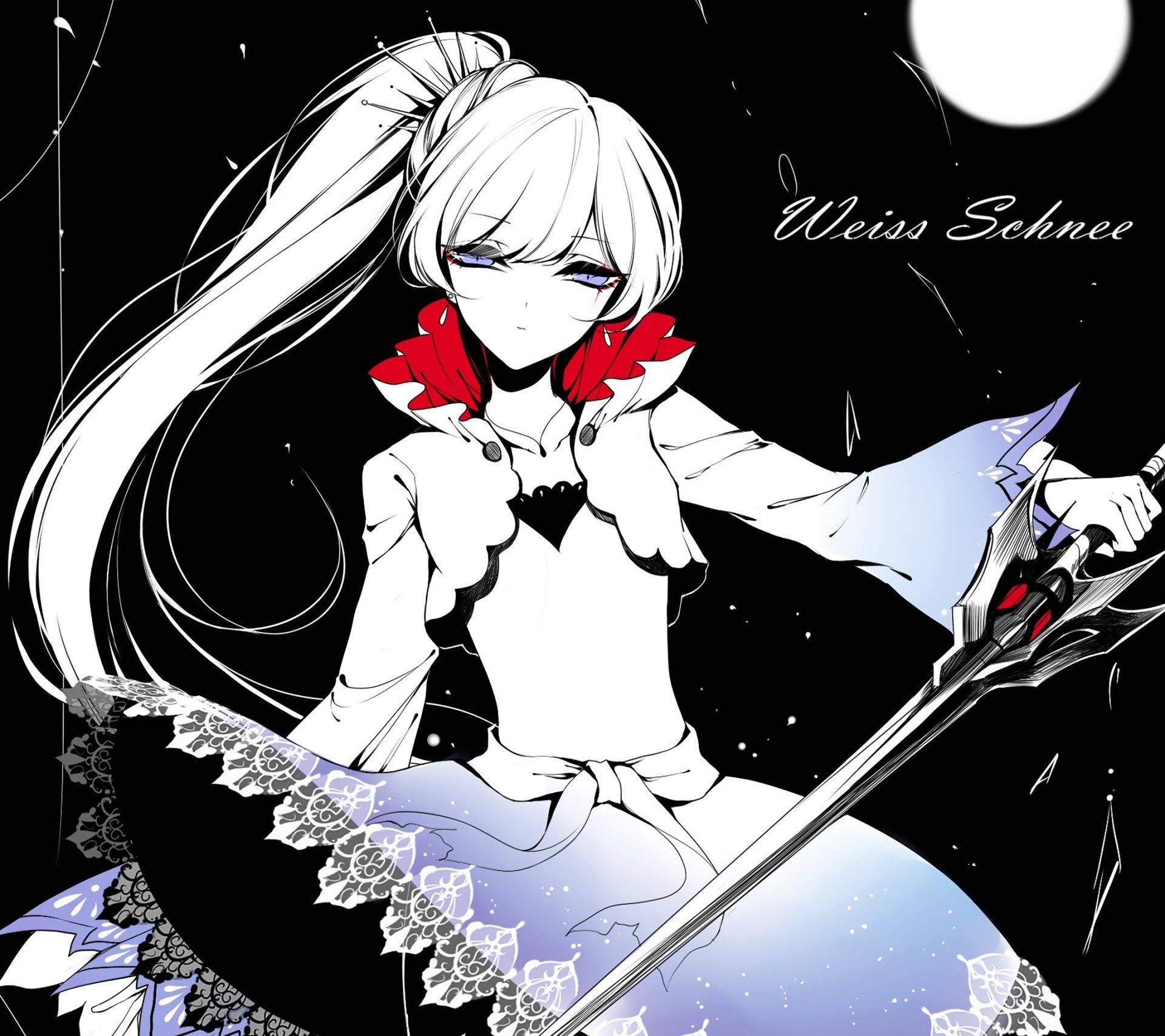 Download Weiss Schnee Anime RWBY HD Wallpaper by Sheya