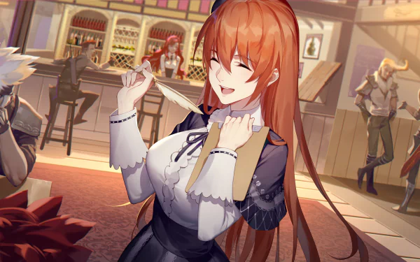 Anime Romantic Saga of Beauty & Devil HD Desktop Wallpaper | Background Image