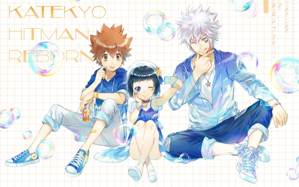 Anime Katekyō Hitman Reborn! Byakuran Tsunayoshi Sawada Uni HD Wallpaper | Background Image