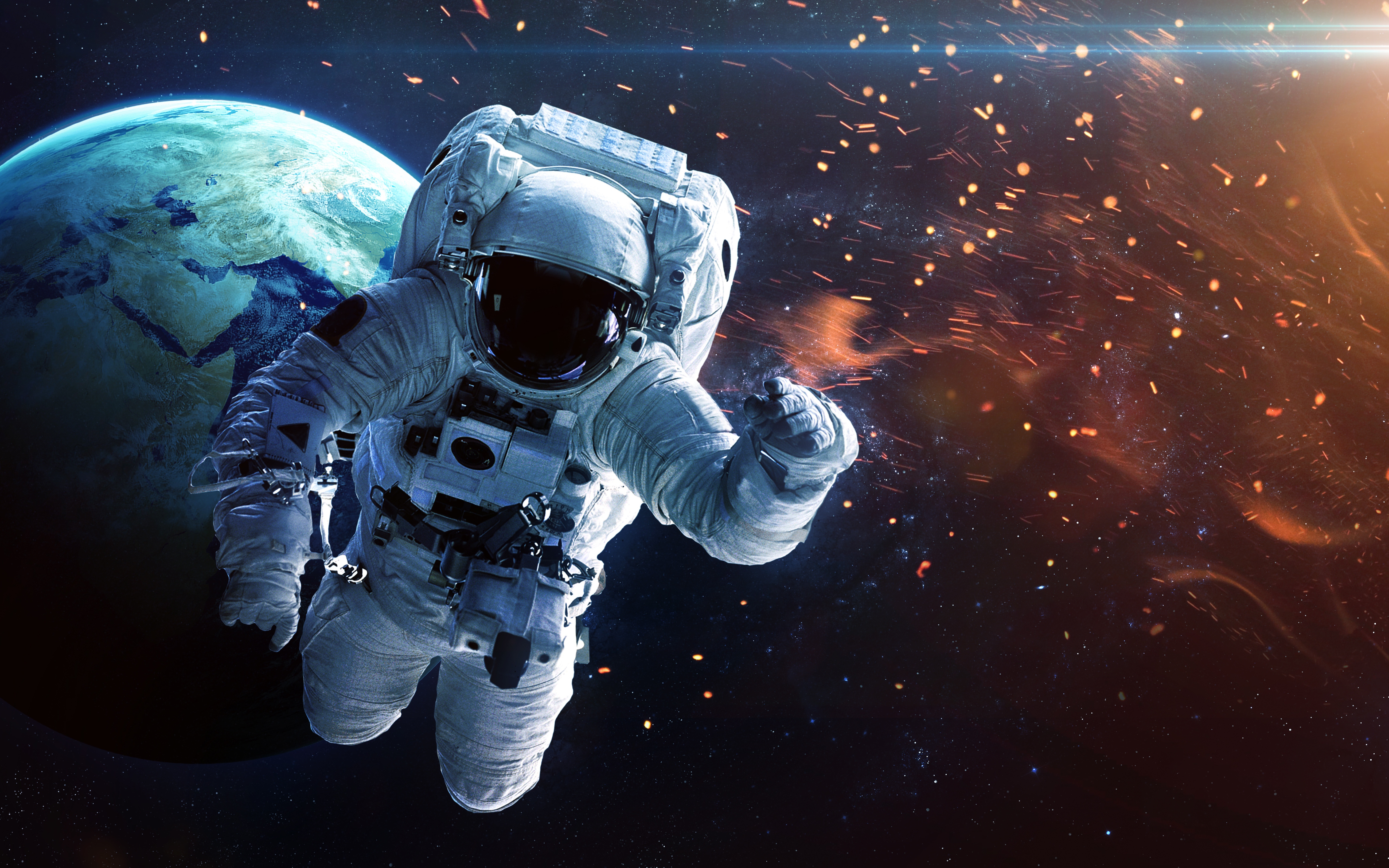 Sci Fi Astronaut 4k Ultra HD Wallpaper | Background Image | 5200x3250
