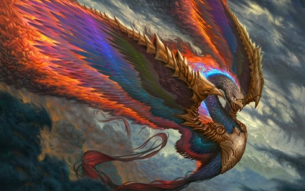 Fantasy Creature Cloud Wings HD Wallpaper | Background Image