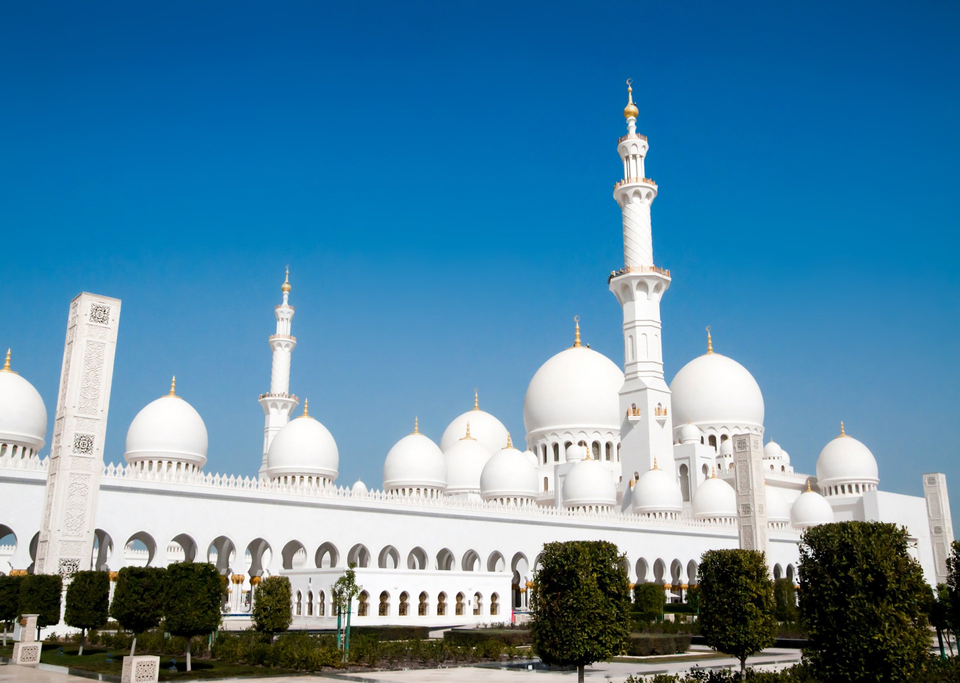 Download Religious Sheikh Zayed Grand Mosque HD Wallpaper