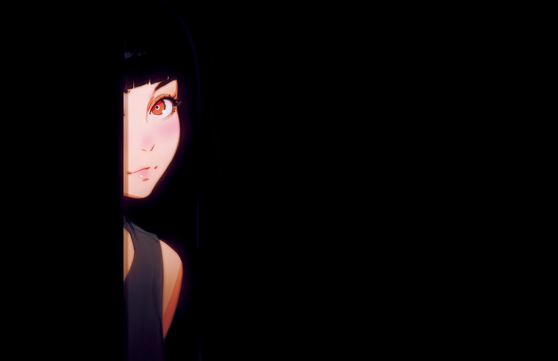 Download Anime Girl Anime Girl HD Wallpaper by Ilya Kuvshinov