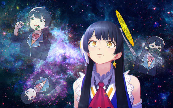 Tsukino Mito Anime Virtual Youtuber HD Desktop Wallpaper | Background Image