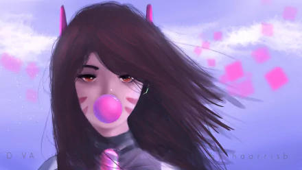 D.Va (Overwatch) video game Overwatch HD Desktop Wallpaper | Background Image