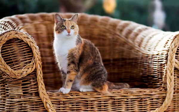 chair Animal cat HD Desktop Wallpaper | Background Image