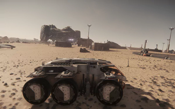 outpost Reclaimer (Star Citizen) URSA (Star Citizen) rover video game Star Citizen HD Desktop Wallpaper | Background Image