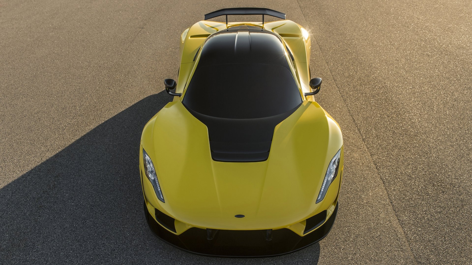 Download Supercar Yellow Car Car Hennessey Vehicle Hennessey Venom F5 4k Ultra HD Wallpaper
