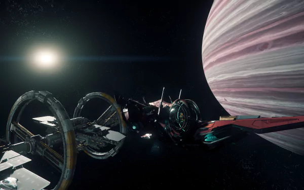 Khartu-Al (Star Citizen) Port Olisar (Star Citizen) harbor space video game Star Citizen HD Desktop Wallpaper | Background Image