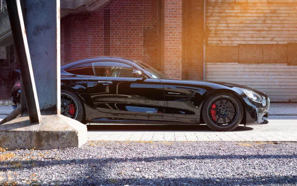 supercar black car car Mercedes-Benz vehicle Mercedes-AMG GT R HD Desktop Wallpaper | Background Image