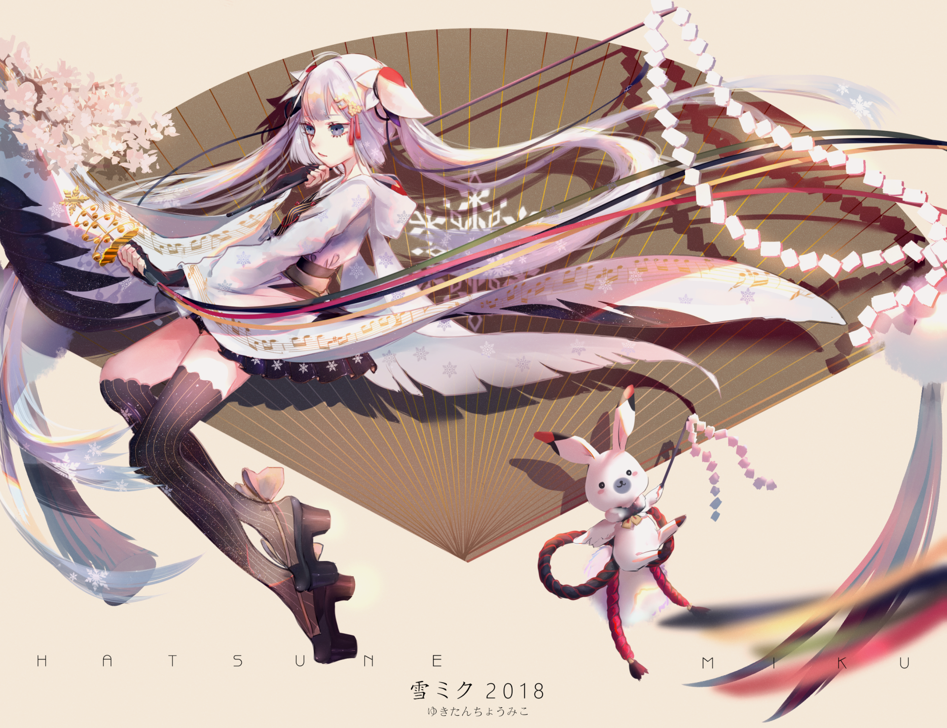 Download Yuki Miku Anime Vocaloid HD Wallpaper by Seratis _07