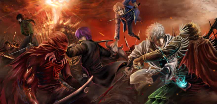 Sakamoto Tatsuma Shinsuke Takasugi Kotaro Katsura Gintoki Sakata Anime Gintama HD Desktop Wallpaper | Background Image