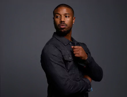 American actor Celebrity Michael B. Jordan HD Desktop Wallpaper | Background Image