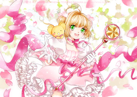 Keroberos (Card Captor Sakura) Sakura Kinomoto Anime Cardcaptor Sakura HD Desktop Wallpaper | Background Image