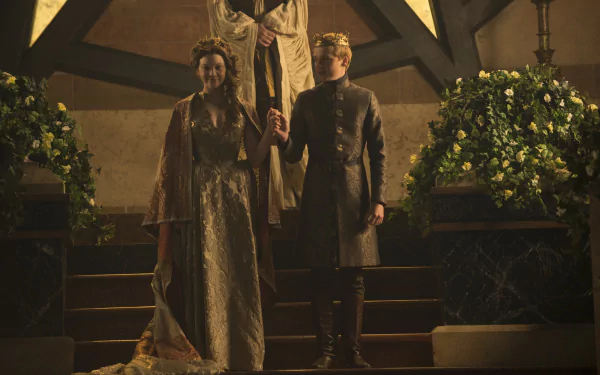 Dean-Charles Chapman Natalie Dormer Tommen Baratheon Margaery Tyrell TV Show Game Of Thrones HD Desktop Wallpaper | Background Image