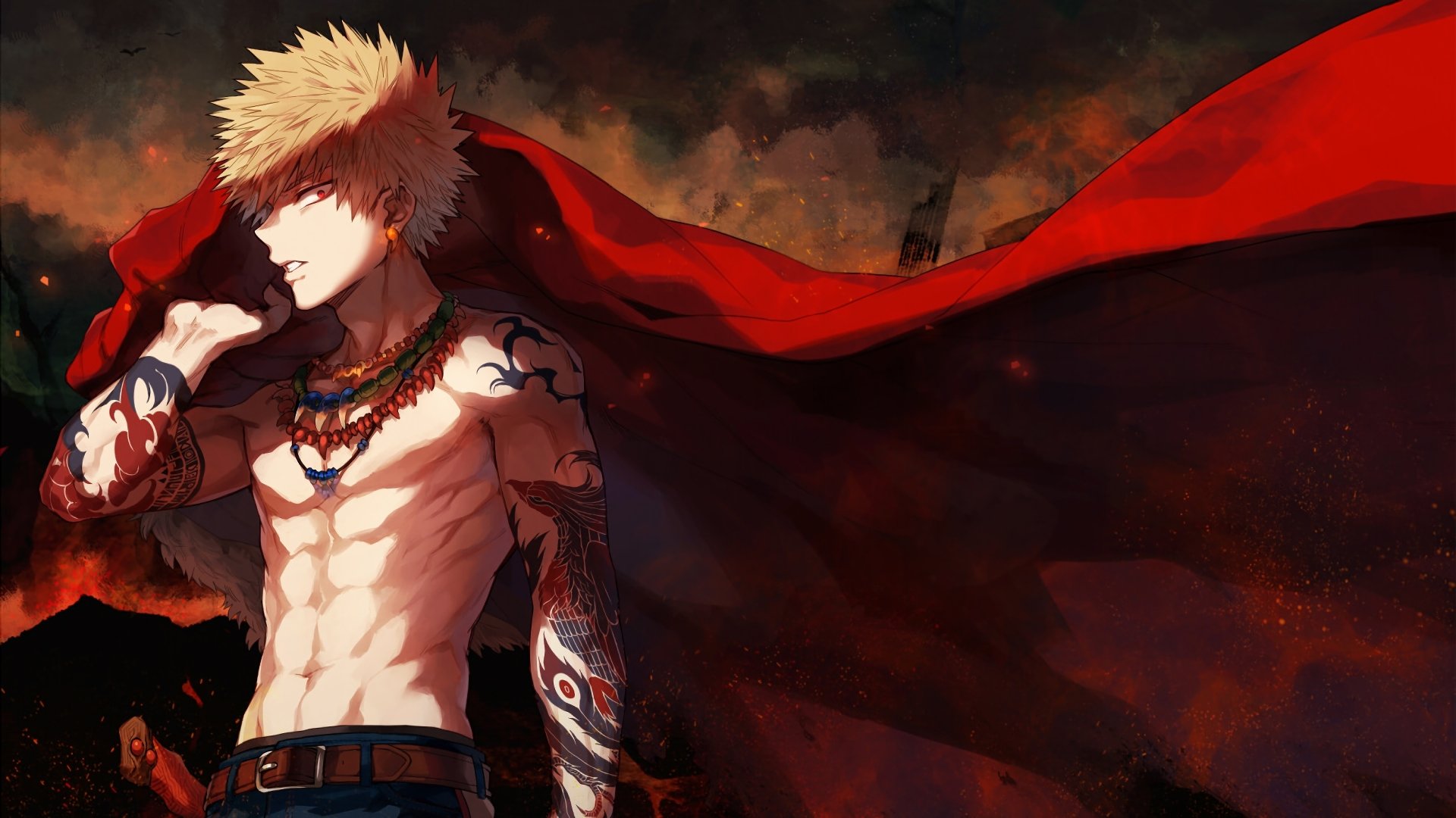 Katsuki Bakugou, Shirtless, Sakimichan, My Hero Academia,, 48% OFF