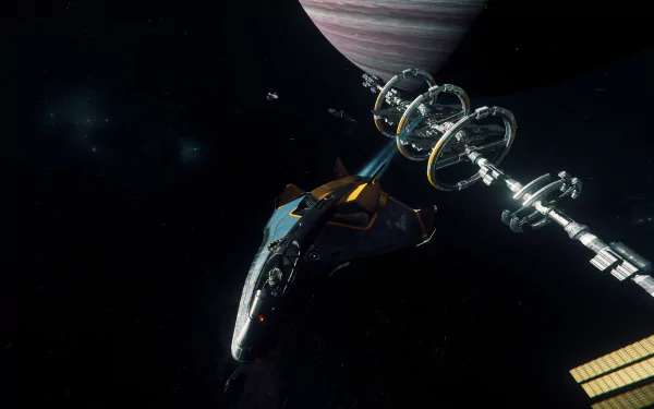 space Port Olisar (Star Citizen) Avenger (Star Citizen) video game Star Citizen HD Desktop Wallpaper | Background Image