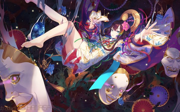 Anime Onmyoji Menreiki HD Wallpaper | Background Image