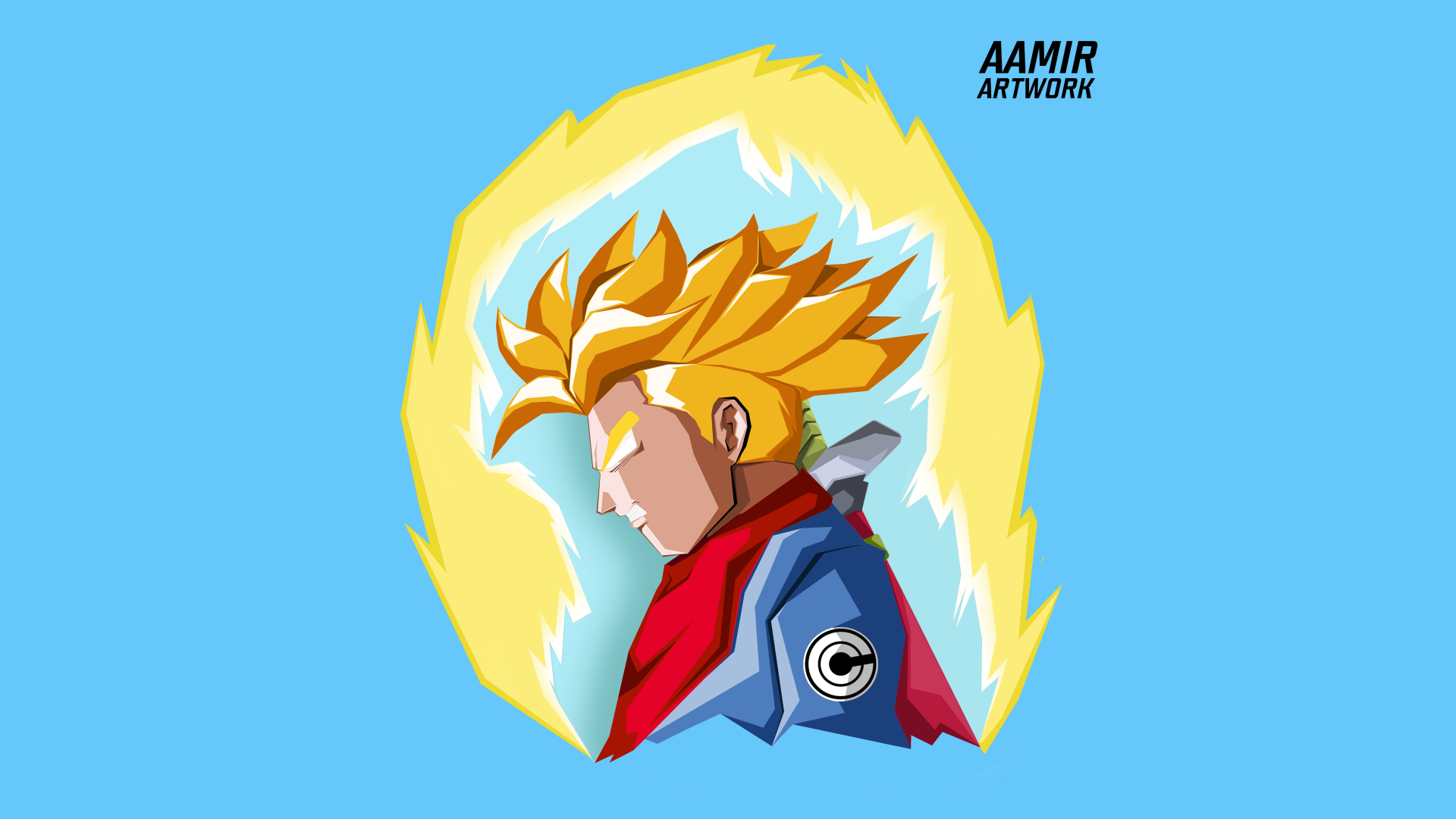 Download Trunks (Dragon Ball) Anime Dragon Ball Super 8k Ultra HD Wallpaper by Umair Aamir