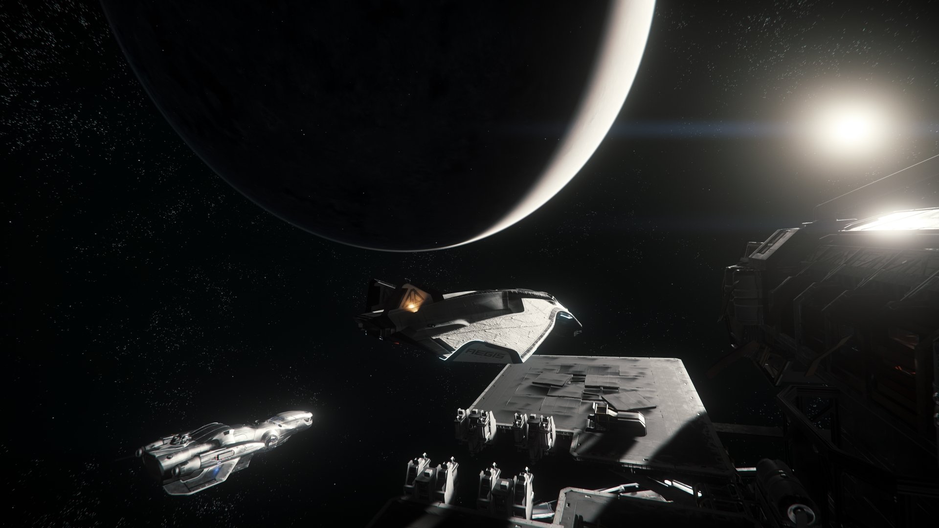 Download Space Covalex Hub Gundo (Star Citizen) Freelancer (Star Citizen) Avenger Titan (Star Citizen) Video Game Star Citizen 4k Ultra HD Wallpaper by DesoShow