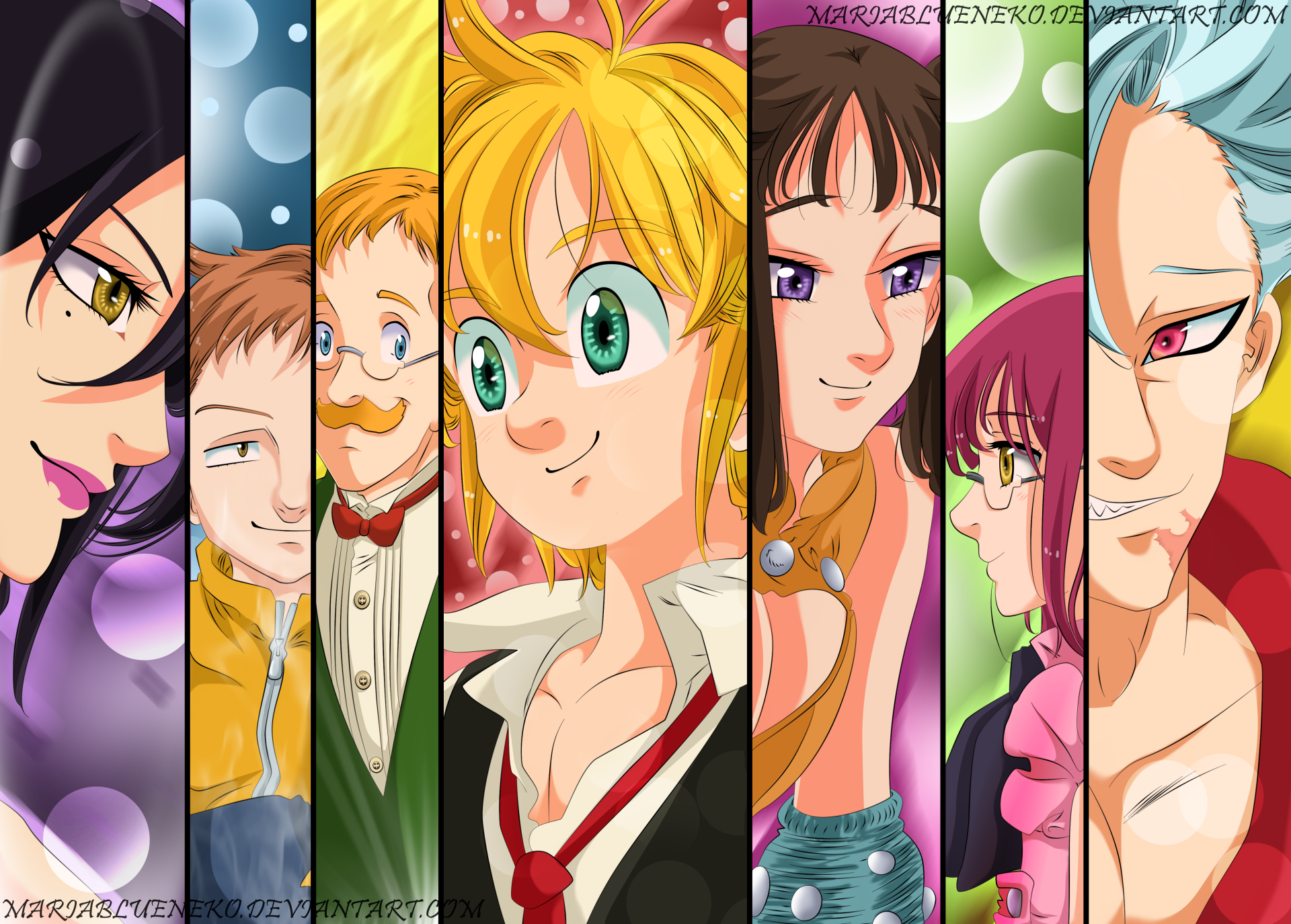 Anime The Seven Deadly Sins HD Wallpaper by MariaBlueNeko