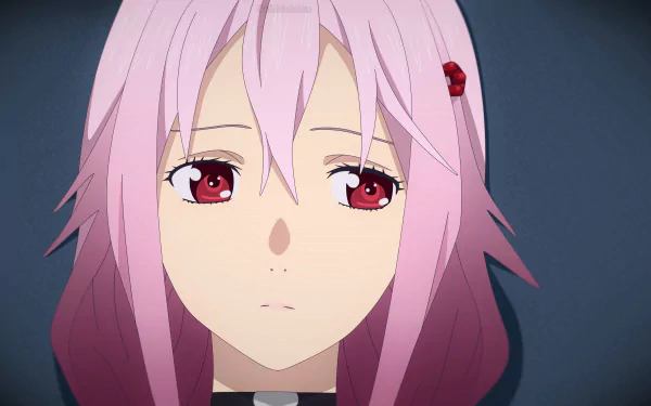 Close-up of Inori Yuzuriha from the anime Guilty Crown, rendered in vibrant 4K Ultra HD quality for a PC desktop wallpaper.