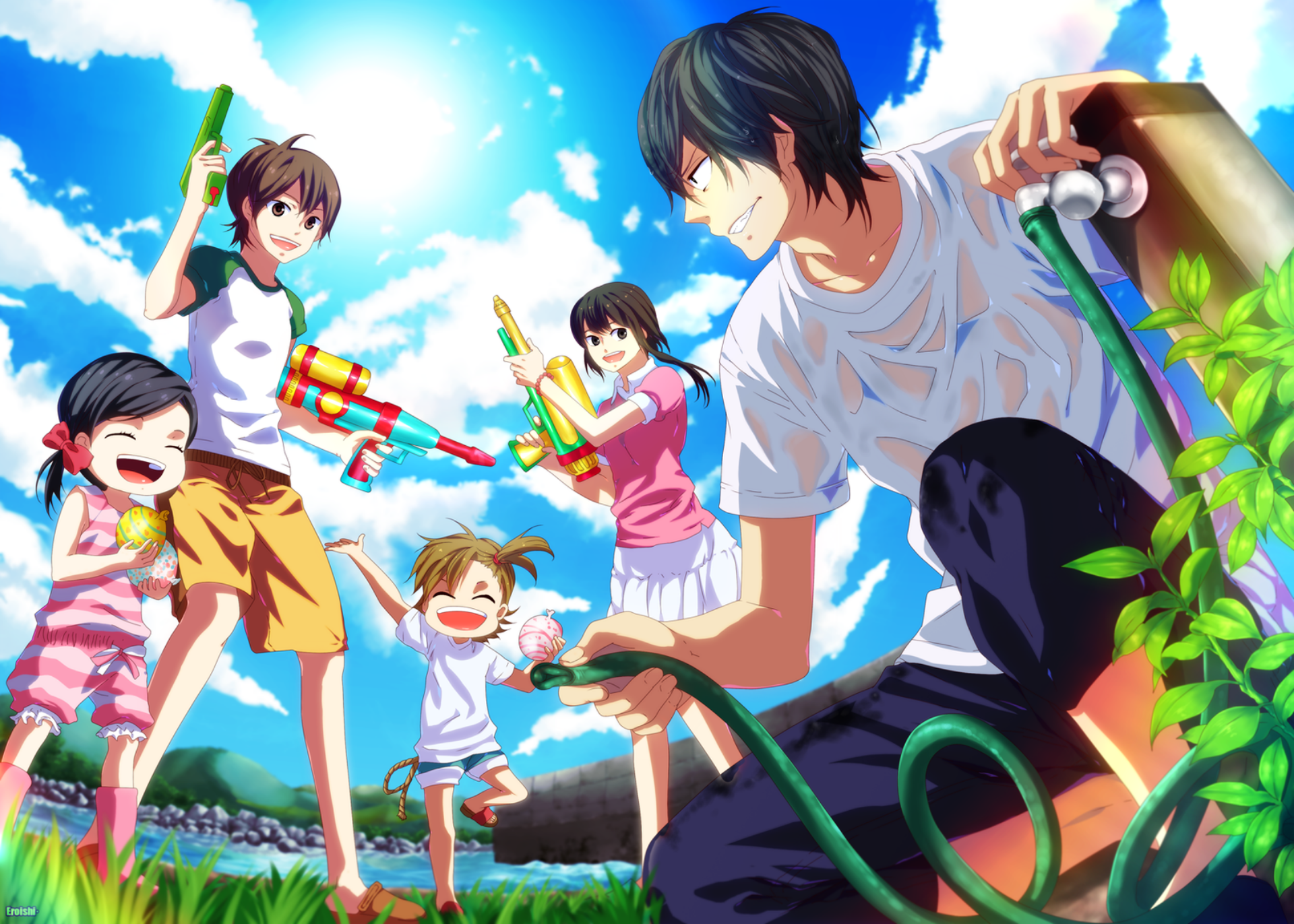 Anime Barakamon HD Wallpaper by Satsuki Yoshino